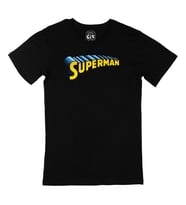 Superman Siyah Tişört