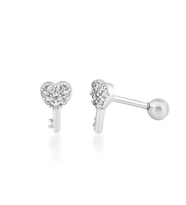 Kalpli Anahtar Gümüş Piercing
