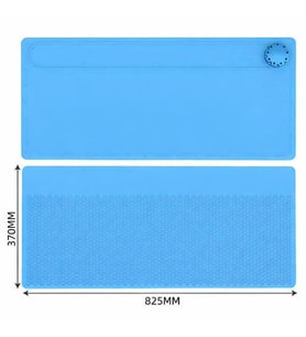 TE-729 ANTİSTATİK ISIYA DAYANIKLI ELEKTRONİK TAMİR MATI SİLİKON PAD 825 X 370 MM MAVİ
