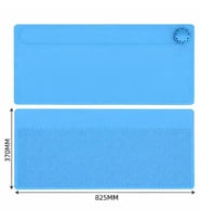 TE-729 ANTİSTATİK ISIYA DAYANIKLI ELEKTRONİK TAMİR MATI SİLİKON PAD 825 X 370 MM MAVİ