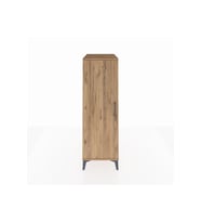 Kronos Dolap 2 Raflı Tek Kapaklı 44x59x134 Çam-Çam
