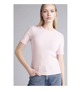 Defacto Slim Fit Pembe Kadın T-Shirt G8490AX/PN38
