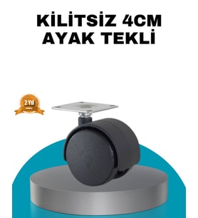 Northcity 4 cm Kilitsiz Masa Ayağı - Sessiz ve Akıcı Hareket