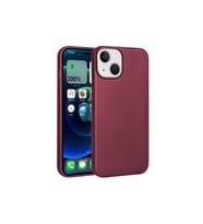 Apple iPhone 14 Uyumlu Kılıf Zore Premier Silikon Kapak (Mürdüm)