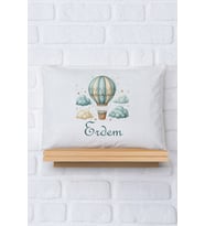 Pia Baby Premium %100 Pamuk İsme Özel Erkek Bebek Yastık Kılıfı 35*45 cm 5050-12
