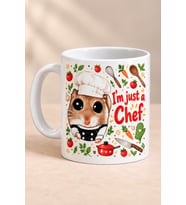 Kişiye Özel Aşçı Temalı Baskılı Beyaz Kupa - Aşçıya Hediye Bardak Fincan Mug