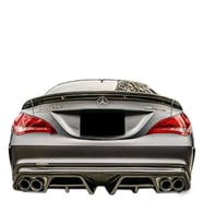 Mercedes W117 CLA Serisi AMG Piecha Arka Tampon Difüzör 🚘  Dayanıklı Plastik, Sportif Tasarım, Kolay Montaj (Standart)