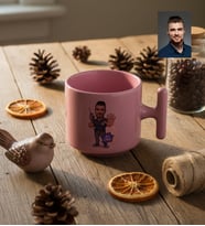 Kişiye Özel Karikatürlü Özel Güvenlik T Pastel Kupa Doğum Günü Hediyesi