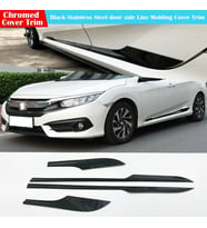 Honda Civic Fc5 Fk7 Yan Kapı Alt Çıtası Parlak Siyah
