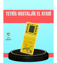 Retro Tetris El Aterisi – Pil ile Çalışan Taşınabilir Mini Oyun Konsolu