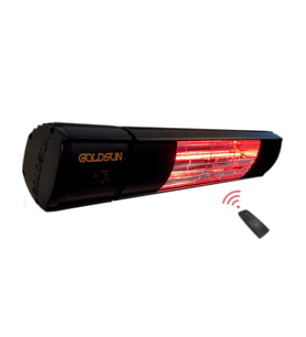 Goldsun Aqua Plus GSA20P 2000W Kumandalı Su Korumalı Açık Alan Elektrikli Isıtıcı (Siyah)