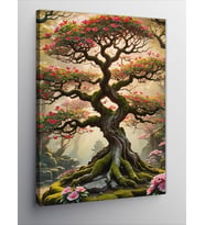Kanvas Tablo Bonsai Ağacı
