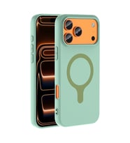 Apple iPhone 18 Pro Max Kılıf M-Safe Şarj Özellikli Zore Aris Silikon Kapak