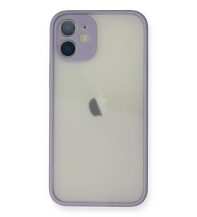 iPhone 11 Pro Max Kılıf Montreal Silikon Kapak - Mor