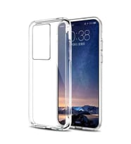 Huawei P40 Pro Kılıf Şeffaf Silikon Hibrit Case (Renksiz)