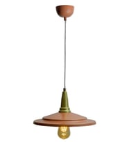 MYLİGHTS   BAKIR VE ESKİTME TEKLİ METAL SARKIT AVİZE (Siyah)