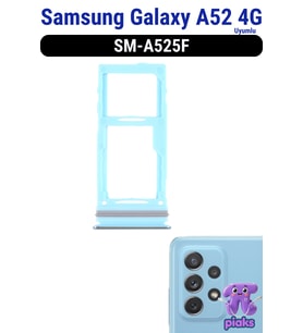 Samsung Galaxy A52 4G Sim Kart Tepsisi Çekmecesi Aparatı SM-A525F Uyumlu