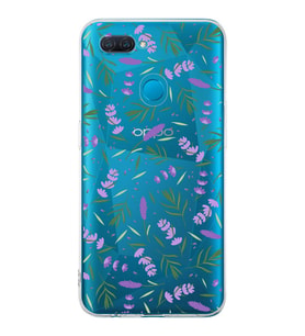 PrintiFy Oppo AX7  ile Uyumlu 1mm Slim Fit Water Color 3 Baskılı Şeffaf  Kılıf
