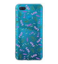 PrintiFy Oppo AX7  ile Uyumlu 1mm Slim Fit Water Color 3 Baskılı Şeffaf  Kılıf