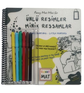 Ünlü Resimler Minik Ressamlar - Funny Mat Mini Set (Aktivite Seti)