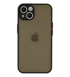 Newface Apple iPhone 14 Kılıf Montreal Silikon Kapak - Siyah