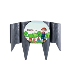 Omnipazar SO-IBC3 Eko İstanbul Bahçe Çiti 4'lü Set 31x23 cm Antrasit (116)