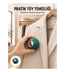 Mey İthalat® Elbise Tiftik Çıkarıcı Top – Yeniden Kullanılabilir ve Yıkanabilir