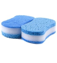 Macromax Clean & Softer Çizmez Oluklu Bulaşık Süngeri 2 li