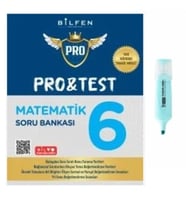 6.Sınıf ProTest Matematik Soru Bankası Yeni Müfredat