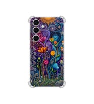 PrintiFy Samsung Galaxy S25 ile Uyumlu Düşlerin Dansı Serisi Rüyalar Ötesi Tasarımlı Uv Baskılı Köşe Korumalı Antişok Kılıf