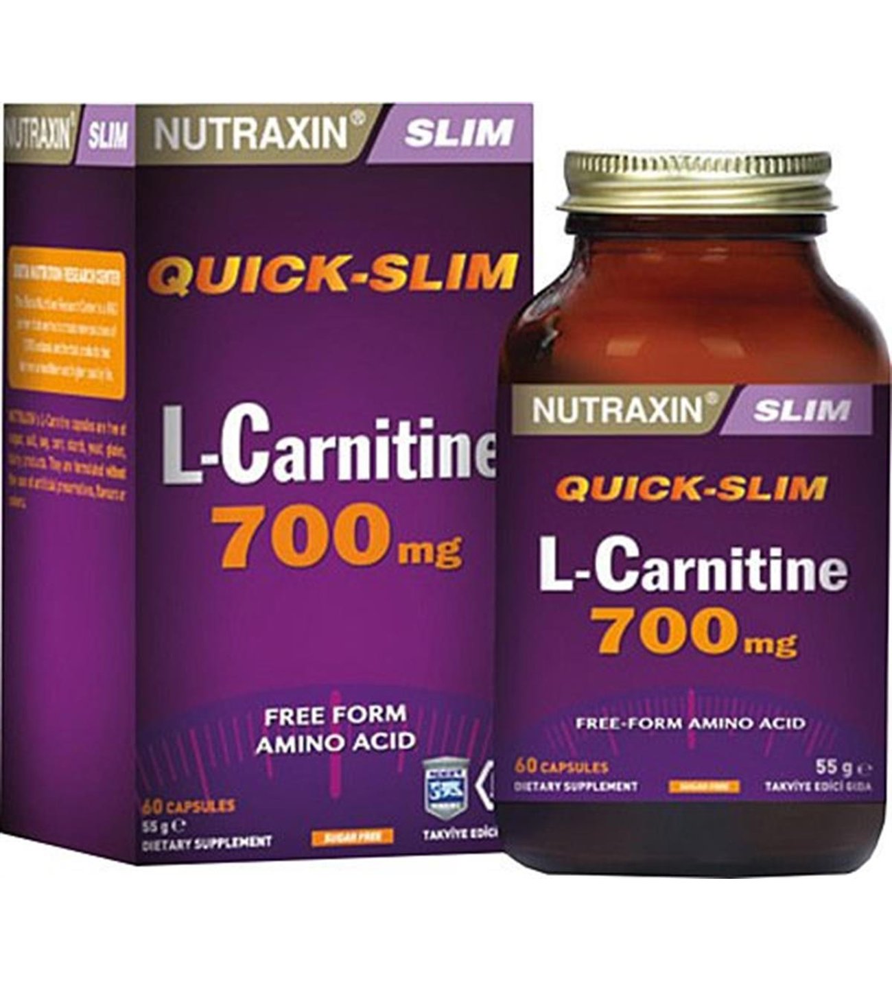quick slim l carnitine PTTAVM: Quick-Slim 700mg L-Carnitine eren Takviye Edici Gda 60 Tablet Nutraxin Slim Quick-Slim L-Carnitine 700
