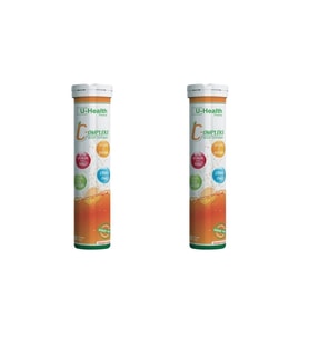 U-Health Vitamin-Compleks 20 Efervesan Tablet 2 Adet (Krem)