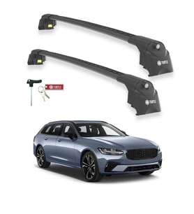 Turtle Volvo V90 (Eu) 2017-2025 Ara Atkı Air2 Siyah