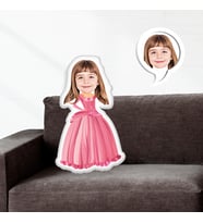 eJOYA Kişiye Özel Fotoğraflı Renkli Barbie Yastık 116133