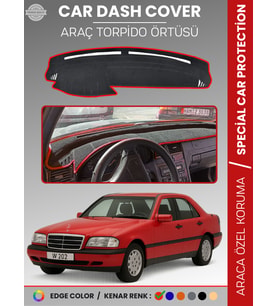 MERCEDES C CLASS W202 (1993-2000) Torpido Örtüsü Premium Kalite Torpido Koruma Özel Kesim UV Koruma