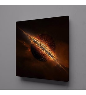 GEZEGEN TEMALI KANVAS TABLO 50x50cm (Karışık)