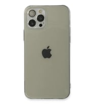 Durukar® iPhone 12 Pro Kılıf Fly Lens Silikon - Şeffaf