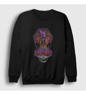 Presmono Unisex Siyah Coffin Black Sabbath Sweatshirt 17446tt