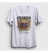 Presmono Unisex Beyaz 40oz To Freedom Sublime T-Shirt 541234tt