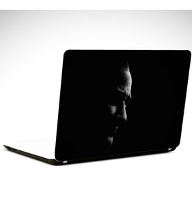 Atatürk Portresi Siyah Laptop Sticker 15.4 inch (37X26CM)