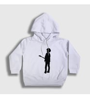 Presmono Unisex Çocuk Beyaz Guitar Robert Smith The Cure Kapüşonlu Sweatshirt 452961tt (Beyaz)