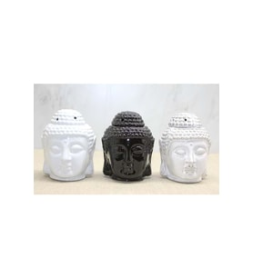 Kişiye Özel Seramik Buda Büstü Buhurdanlık - 13x10cm