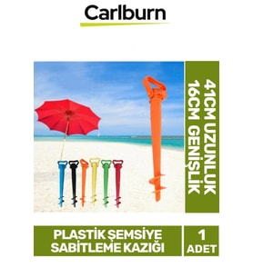 Özel Tasarım Dayanıklı Plastik 41cm Uzunluk 16cm Genişlik Plastik Şemsiye Sabitleme Kazığı