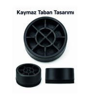 4 Adet Kaymaz Çamaşır Makinesi Ayak Altlığı