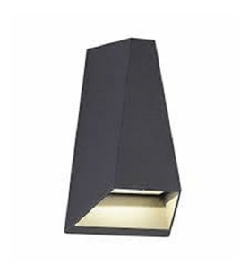 CATA CT-7063 Malta LED Bahçe Aplik 6W Günışığı 3200K Sıva Üstü Dış Mekan Duvar Aydınlatma IP54 (Siyah)