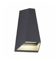 CATA CT-7063 Malta LED Bahçe Aplik 6W Günışığı 3200K Sıva Üstü Dış Mekan Duvar Aydınlatma IP54 (Siyah)