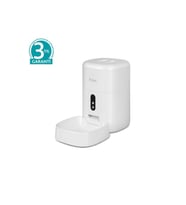 ttec Foodi Pro Full HD 3MP Kameralı Çift Yönlü Görüşmeli Otomatik Wi-Fi Akıllı Kedi/Köpek Besleyici (Beyaz)