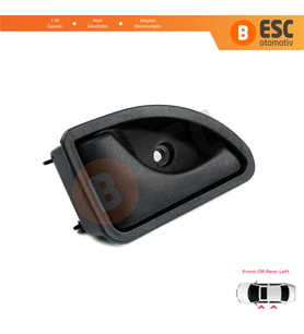Renault Kangoo 1997-2007, Twingo 1993-2007 İçin İç Kapı Kolu Siyah: 7700309313 Ürün Sol Kapı İçindir