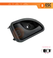Renault Kangoo 1997-2007, Twingo 1993-2007 İçin İç Kapı Kolu Siyah: 7700309313 Ürün Sol Kapı İçindir