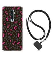 Oppo Reno 2Z 4 Lite 4 Pro 5 6 7 A31 Kılıf Boyun Askılı Silikon Barbie and Shoes 1413